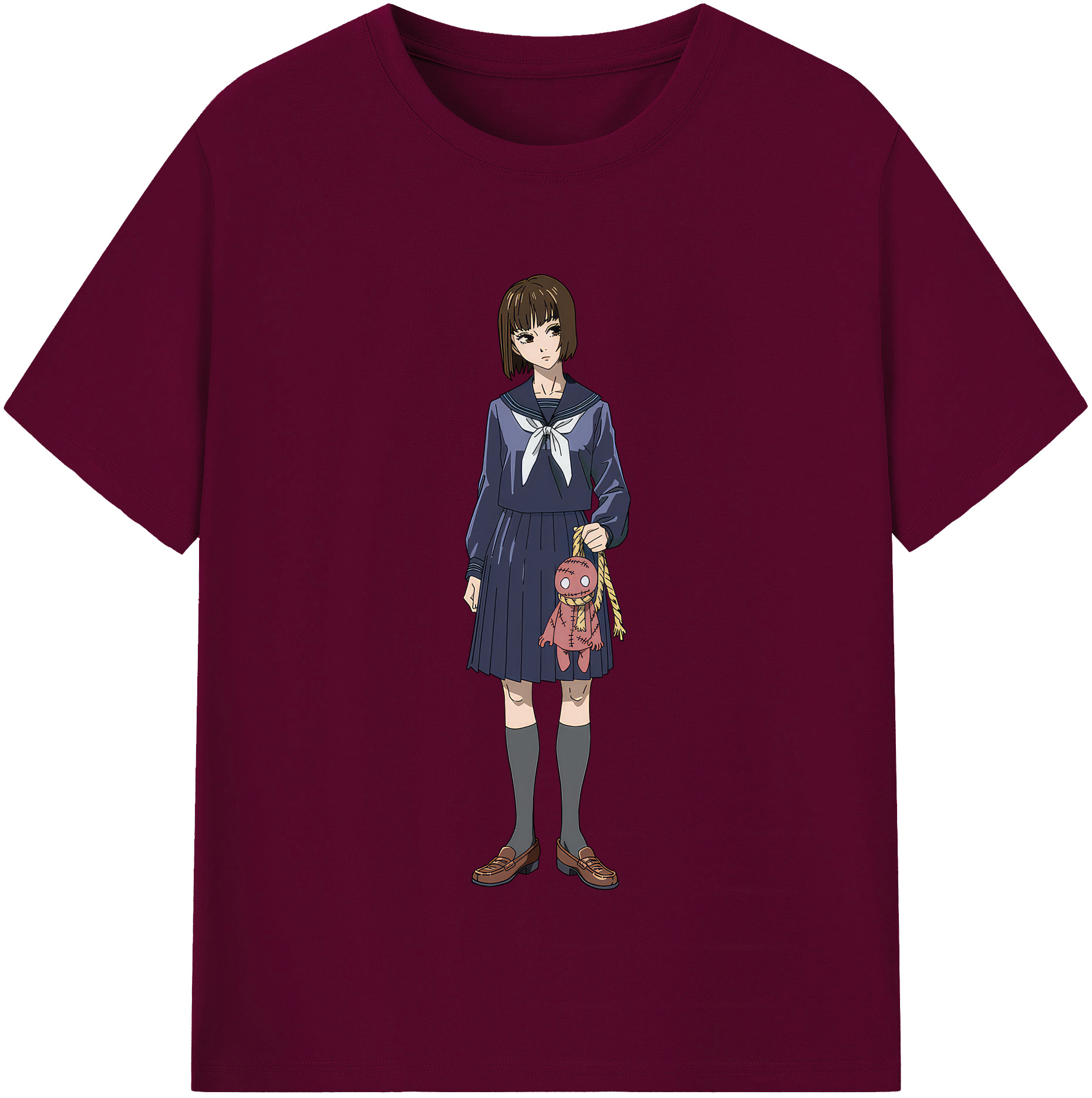 （画像用） 呪術廻戦 Jujutsu Kaisen レディースカジュアルプリントTシャツ（綿100％）